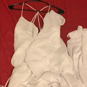 Elegant white dress top